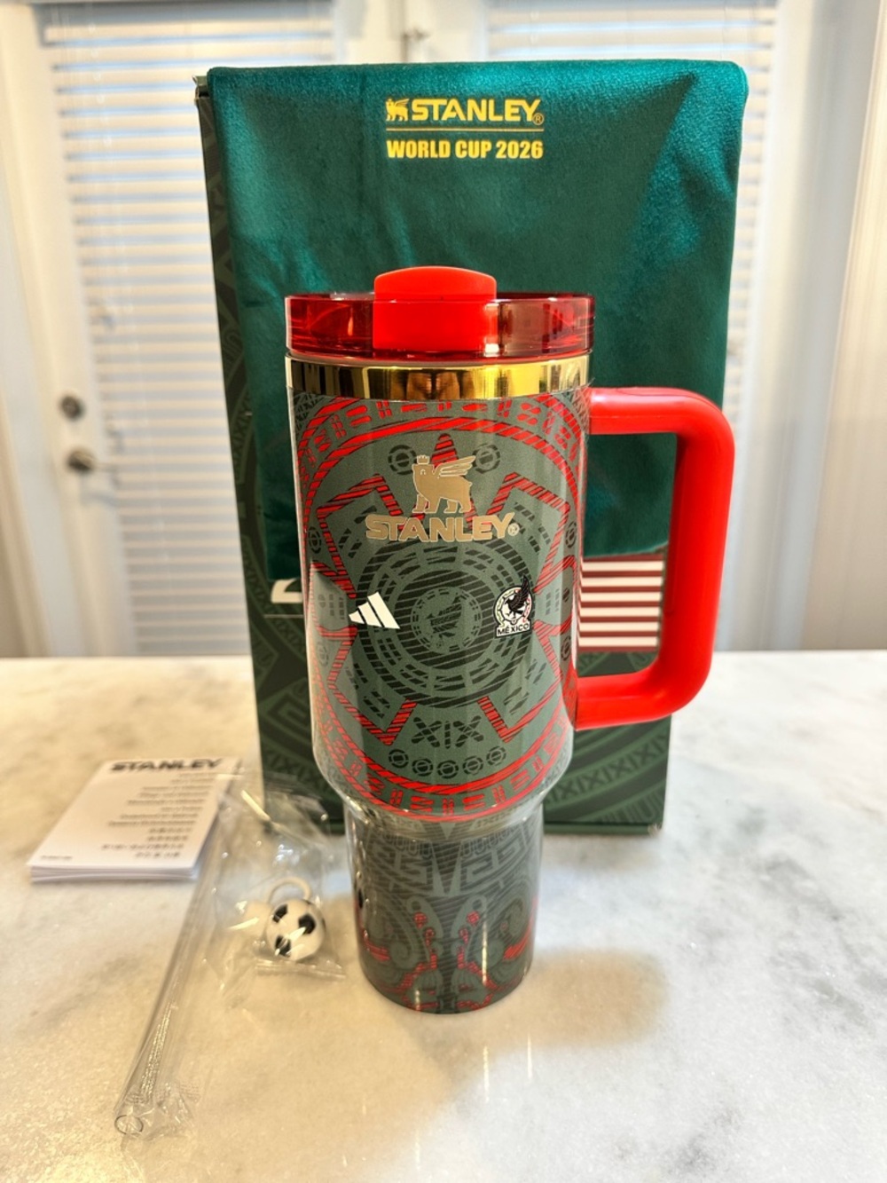 Stanley FIFA World Cup Collaboration 2026 Mexico Edition 40oz Quencher Tumbler